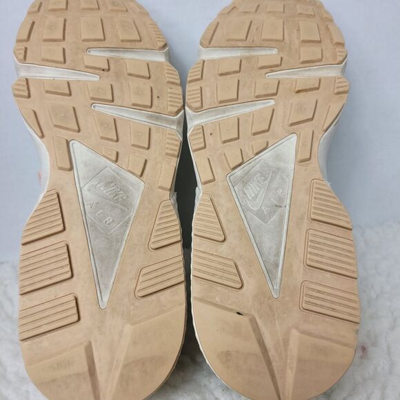 Nike Air Huarache SE Sail Womens Size 12 White/Orange/Blue Running Shoes - Picture 10 of 10